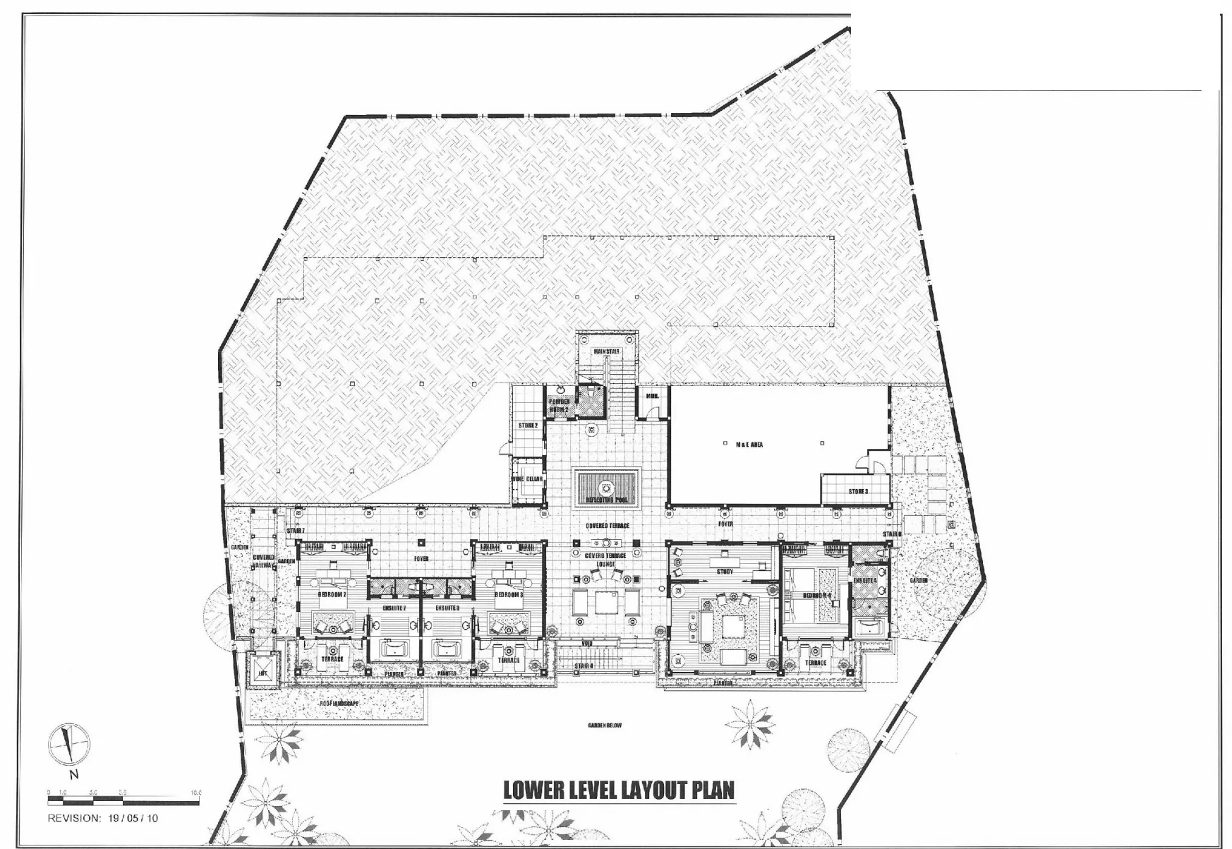 Villa Chanjar level 2 floor plan