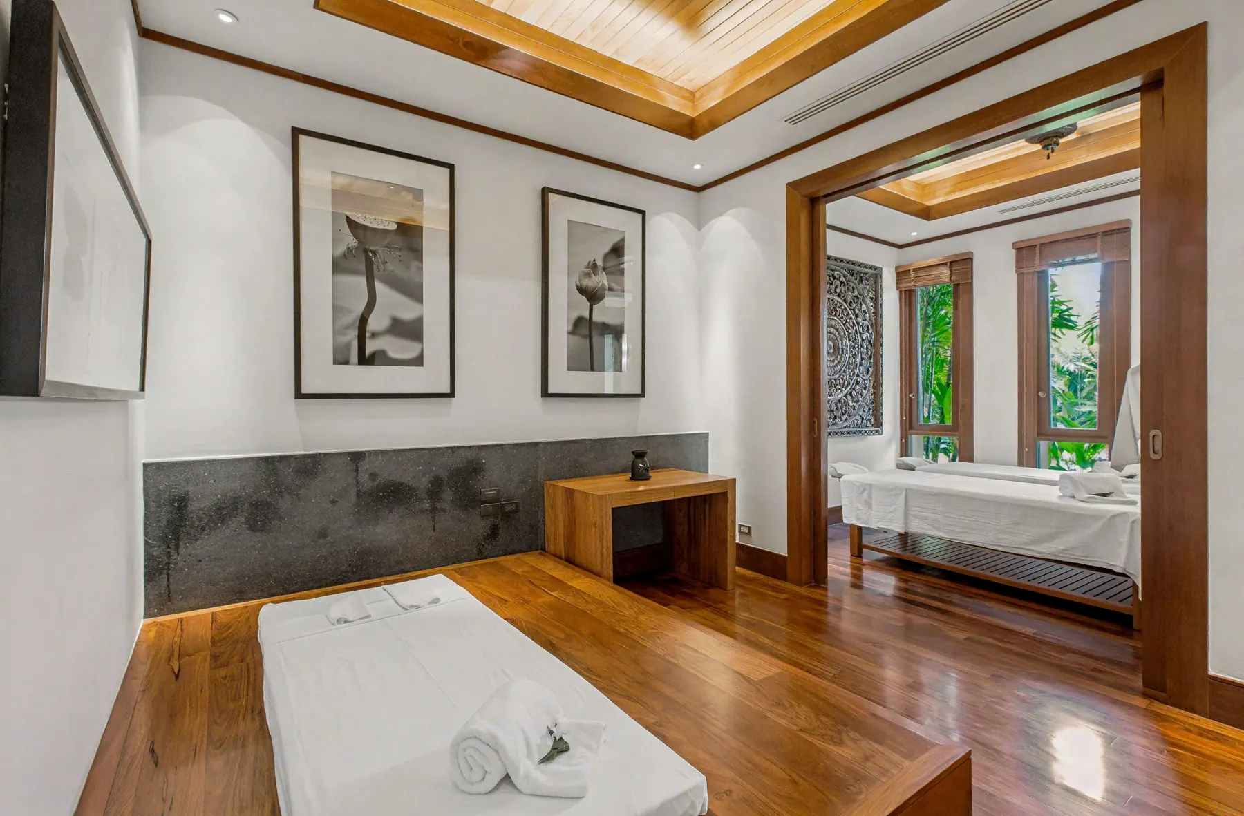 Spa treatment room