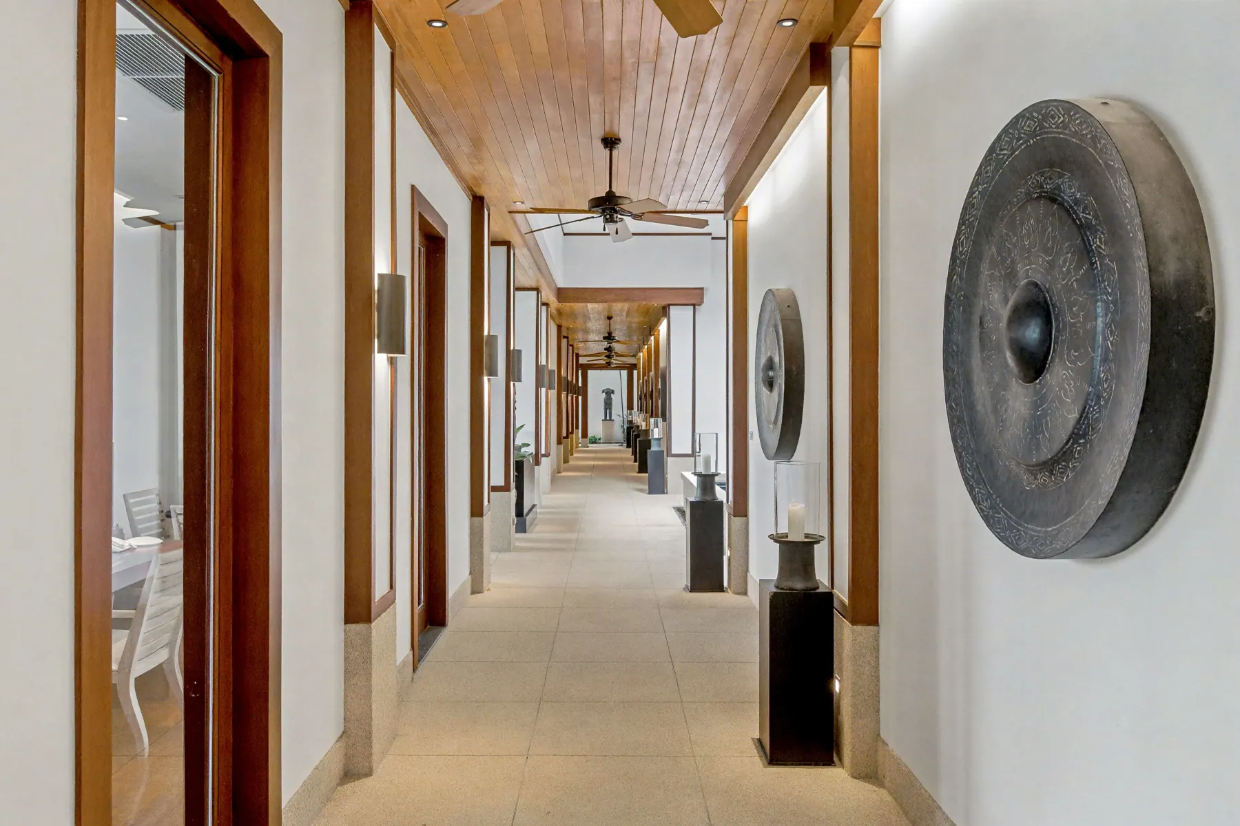 Corridor leading to the level 2 guest bedrooms